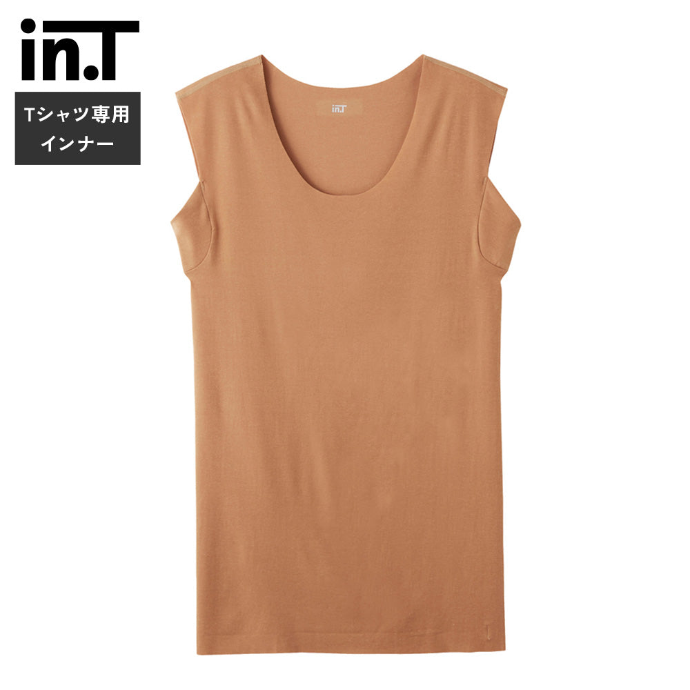 グンゼ GUNZE 【Tシャツ専用】袖なし・汗取りパッド付きスリーブレス （スモークオレンジ） スモークオレンジ