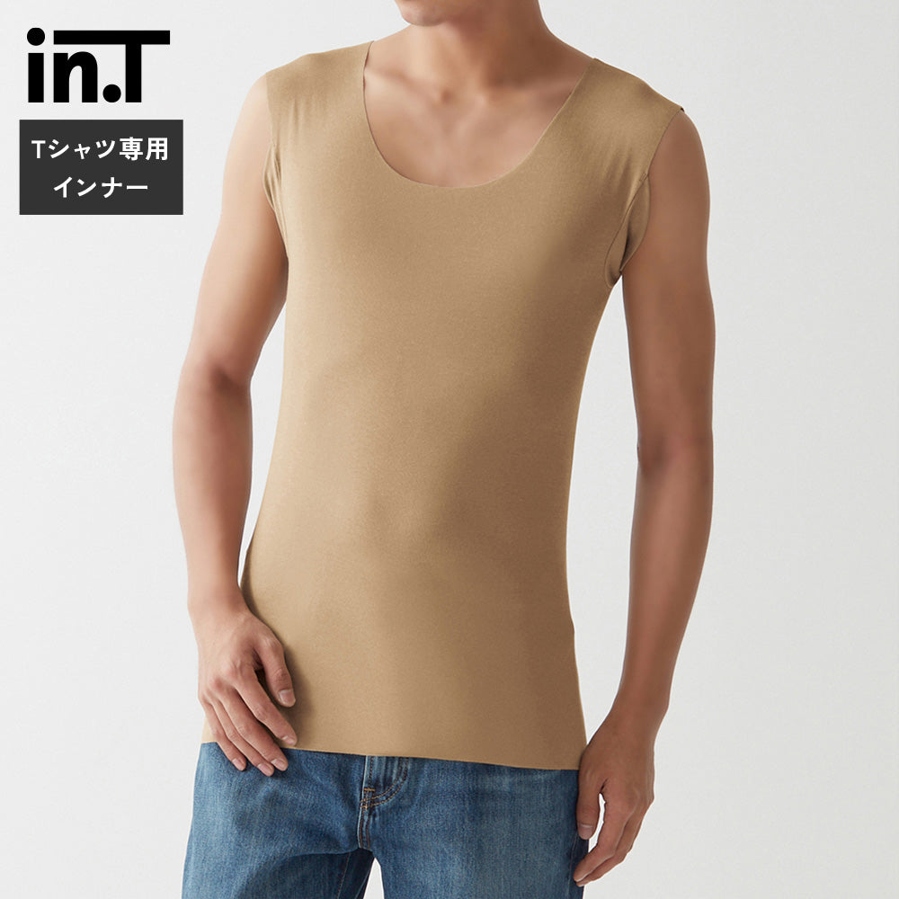 グンゼ GUNZE 【Tシャツ専用】袖なし・汗取りパッド付きスリーブレス （クリアベージュ） クリアベージュ