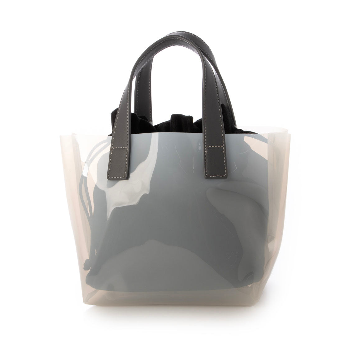 グッシオ GUSCIO PVCバッグ 巾着付き （GRAY） GRAY