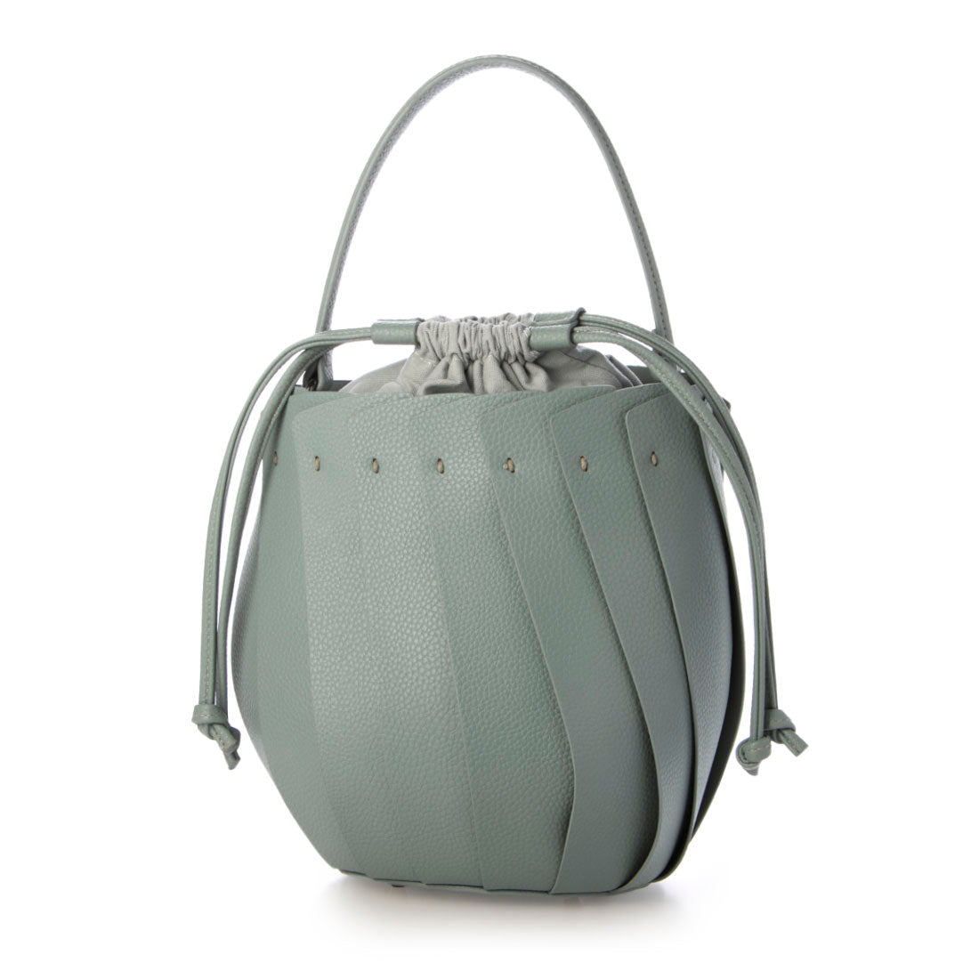 グッシオ GUSCIO バケツ型プリーツショルダーバッグ （BLUE） BLUE