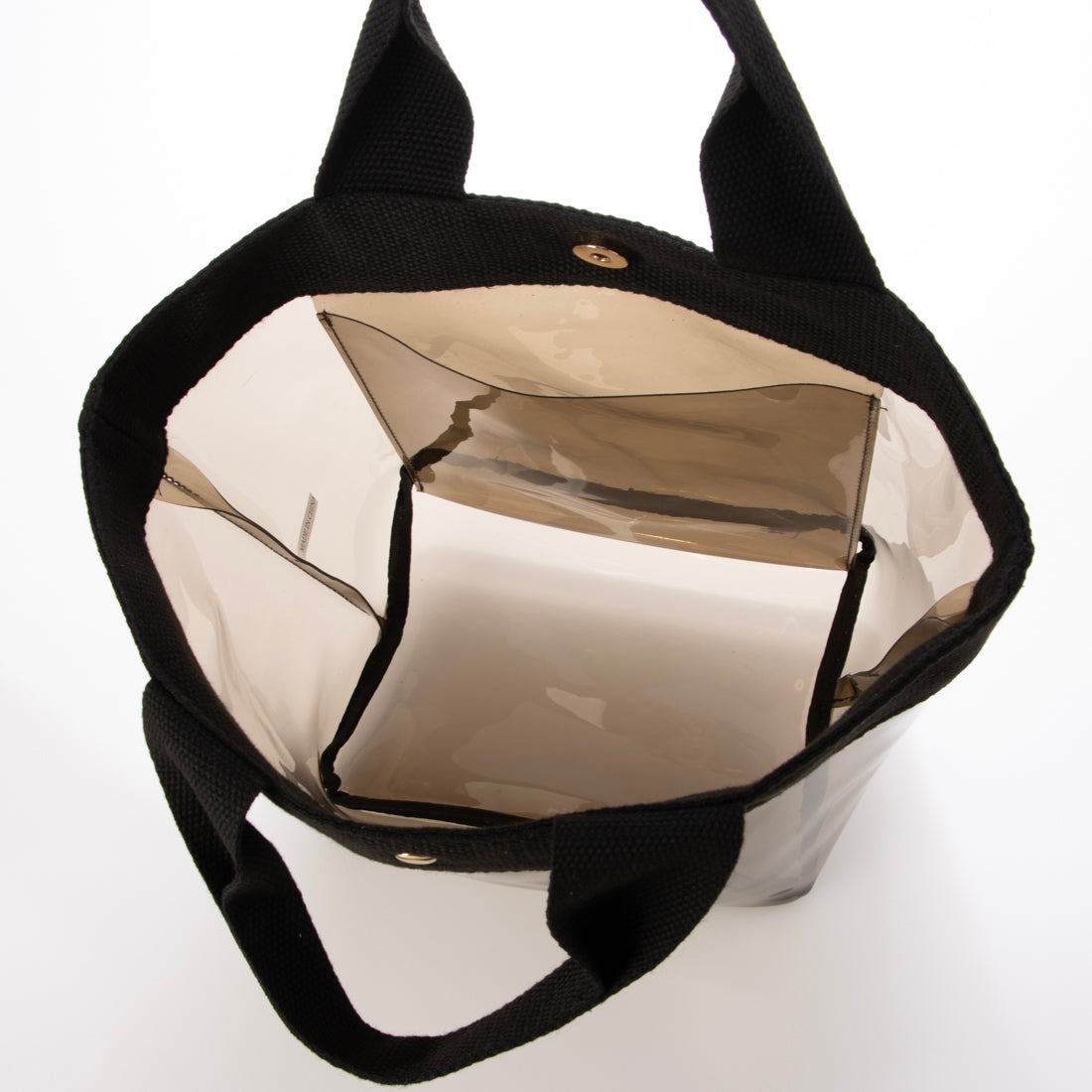 グッシオ GUSCIO PVCバッグ 巾着付き （BLACK） BLACK