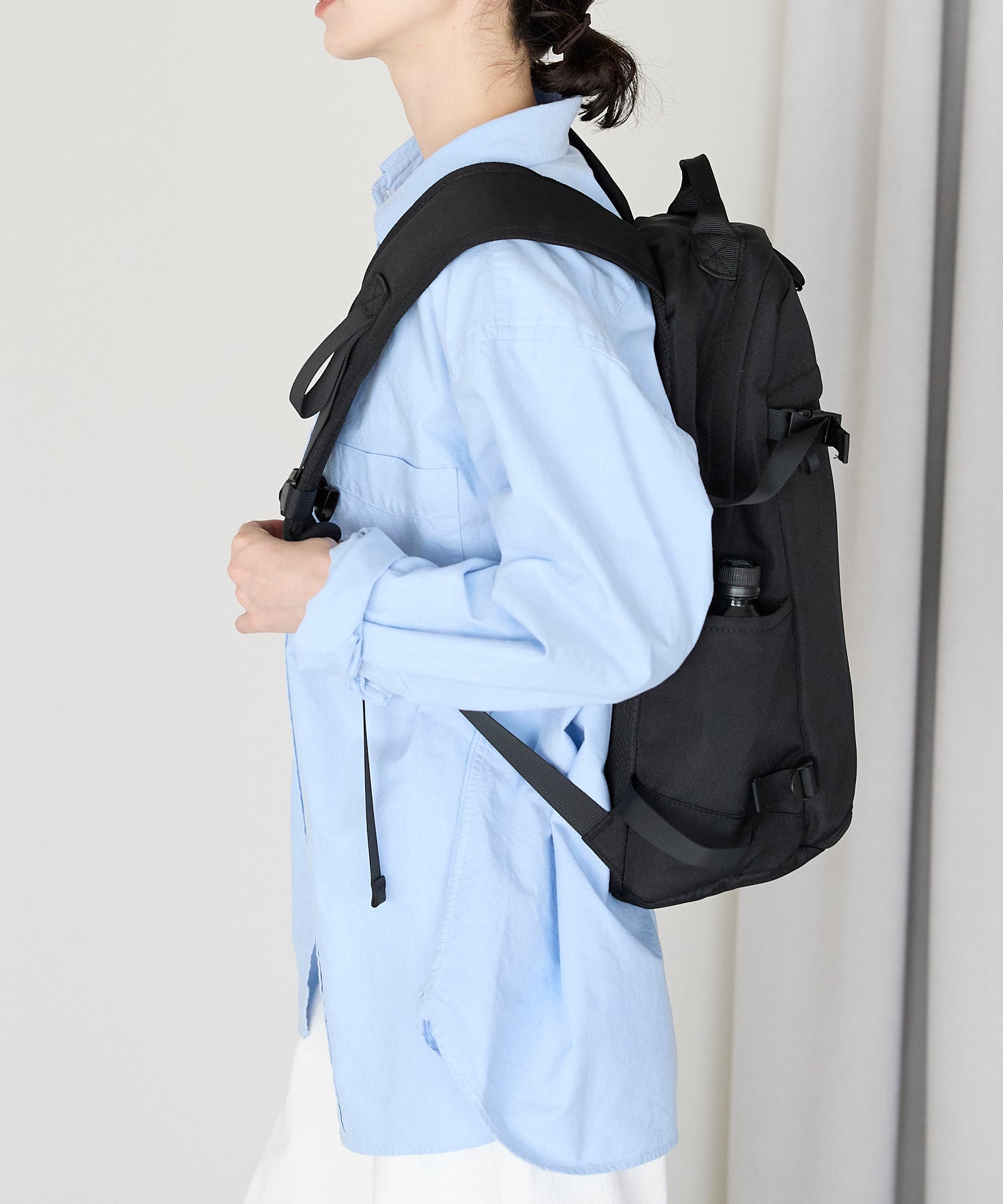グッシオ GUSCIO ナイロンバックパック （BLACK） BLACK