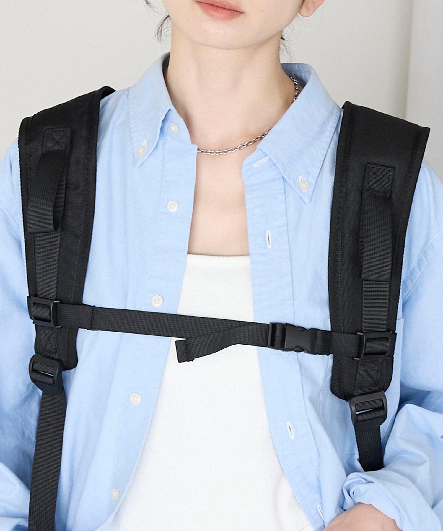 グッシオ GUSCIO ナイロンバックパック （BLACK） BLACK