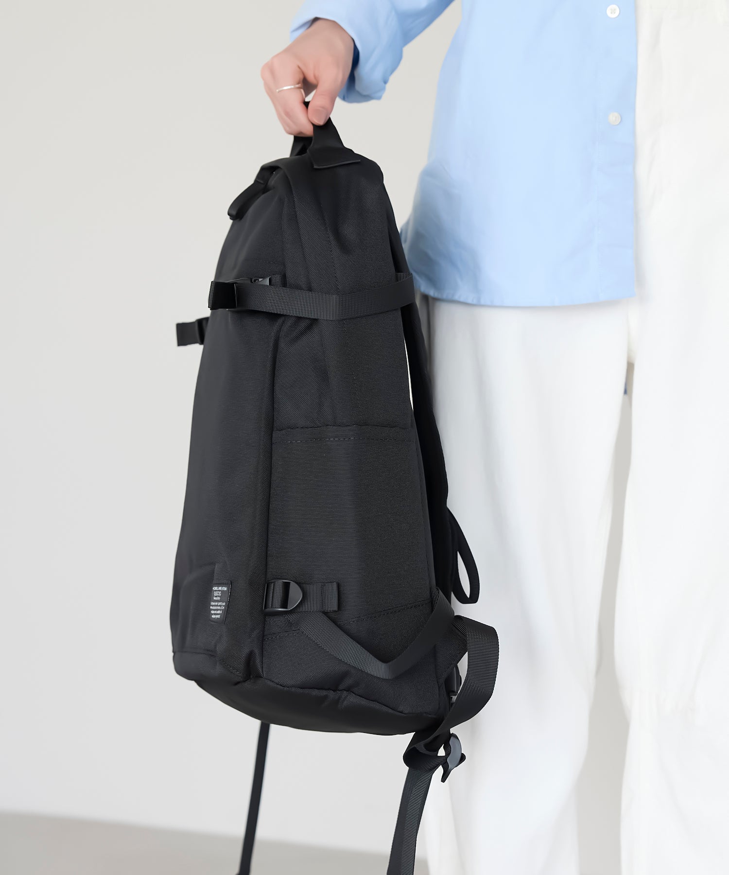 グッシオ GUSCIO ナイロンバックパック （BLACK） BLACK