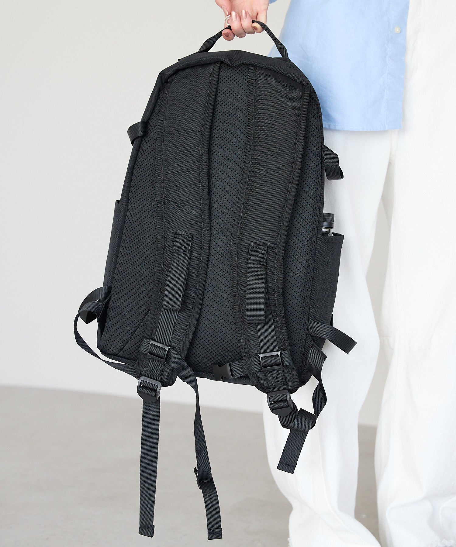 グッシオ GUSCIO ナイロンバックパック （BLACK） BLACK
