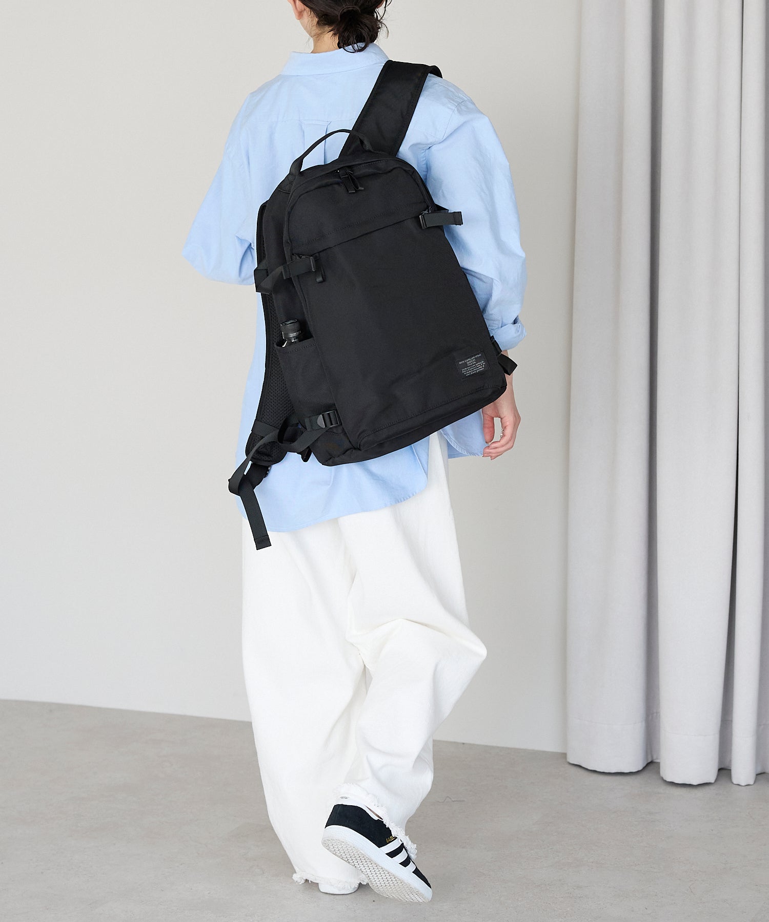 グッシオ GUSCIO ナイロンバックパック （BLACK） BLACK