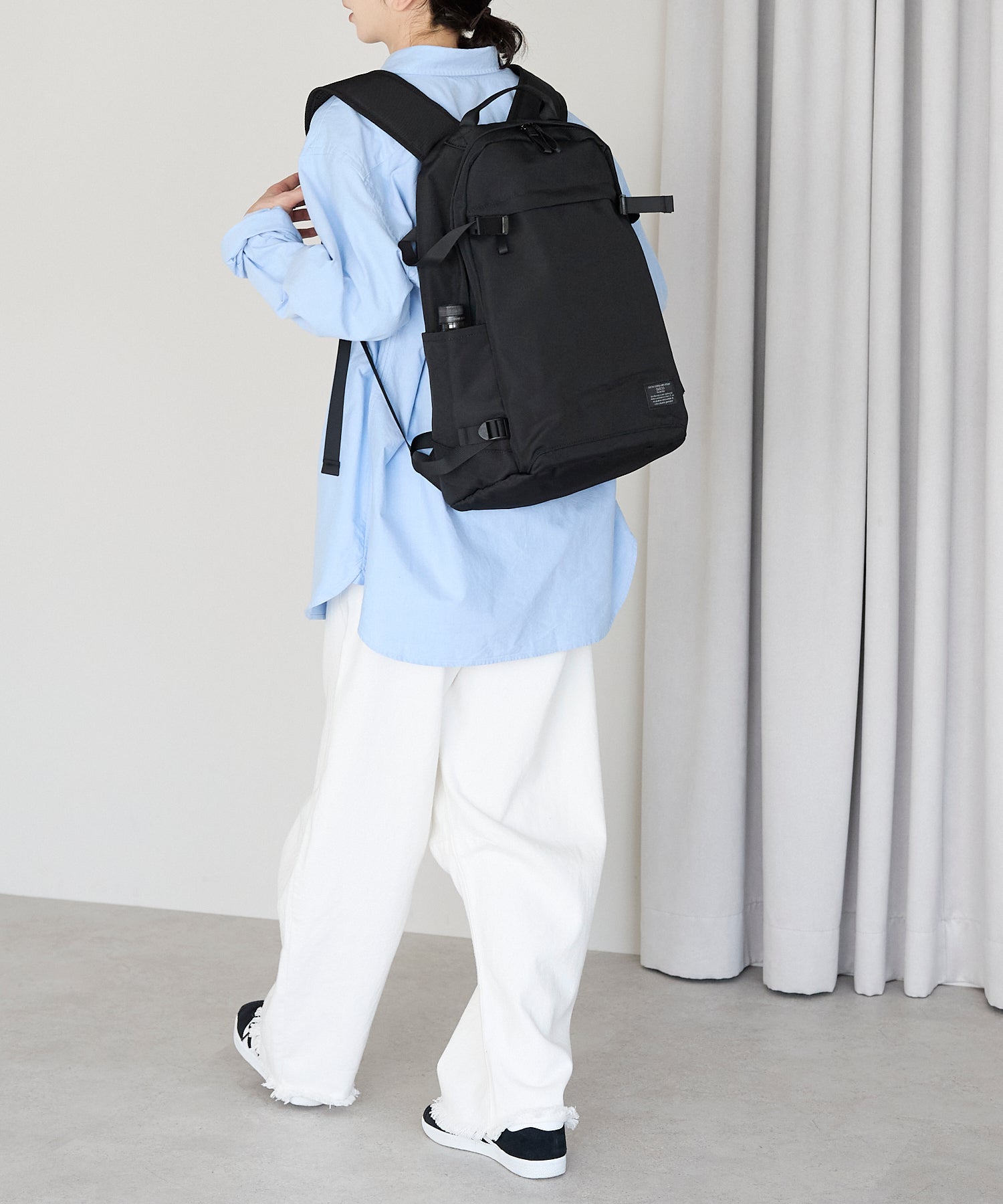 グッシオ GUSCIO ナイロンバックパック （BLACK） BLACK