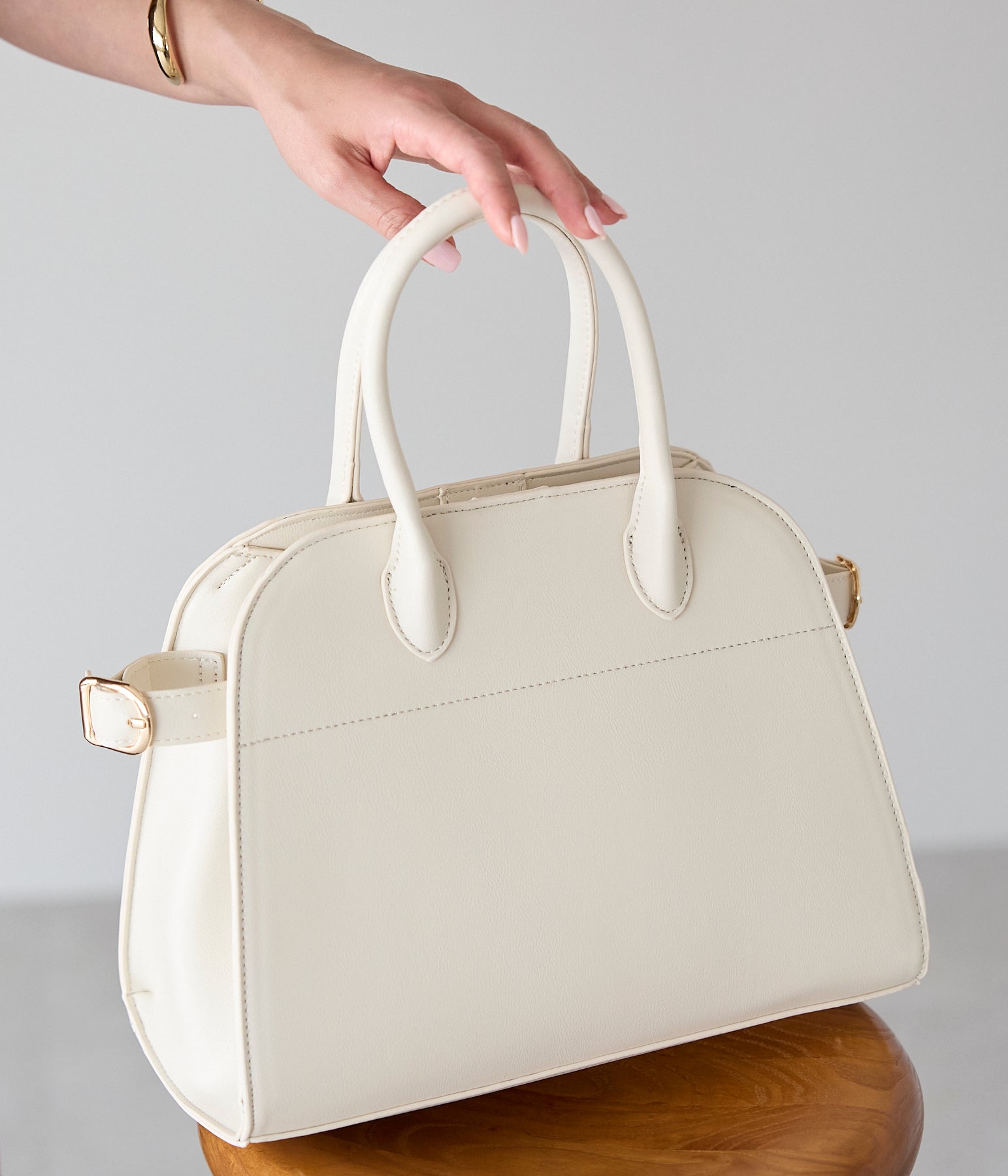 グッシオ GUSCIO 2WAYボストンバッグ （IVORY） IVORY