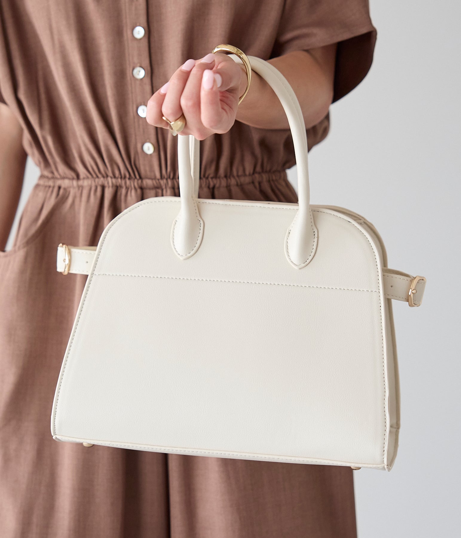 グッシオ GUSCIO 2WAYボストンバッグ （IVORY） IVORY