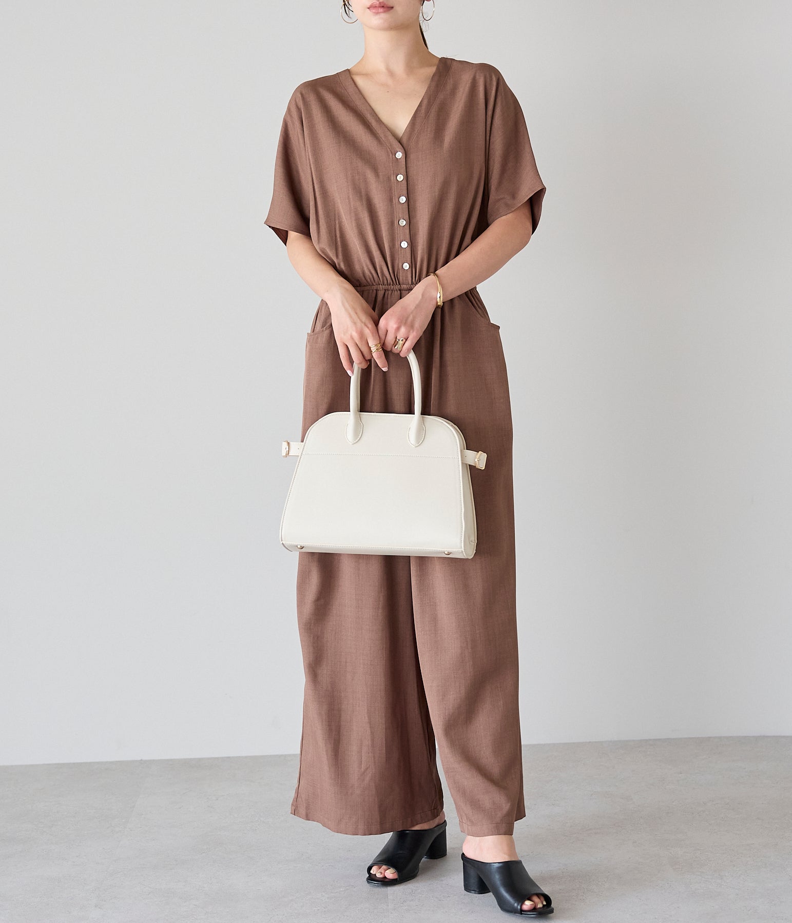 グッシオ GUSCIO 2WAYボストンバッグ （IVORY） IVORY