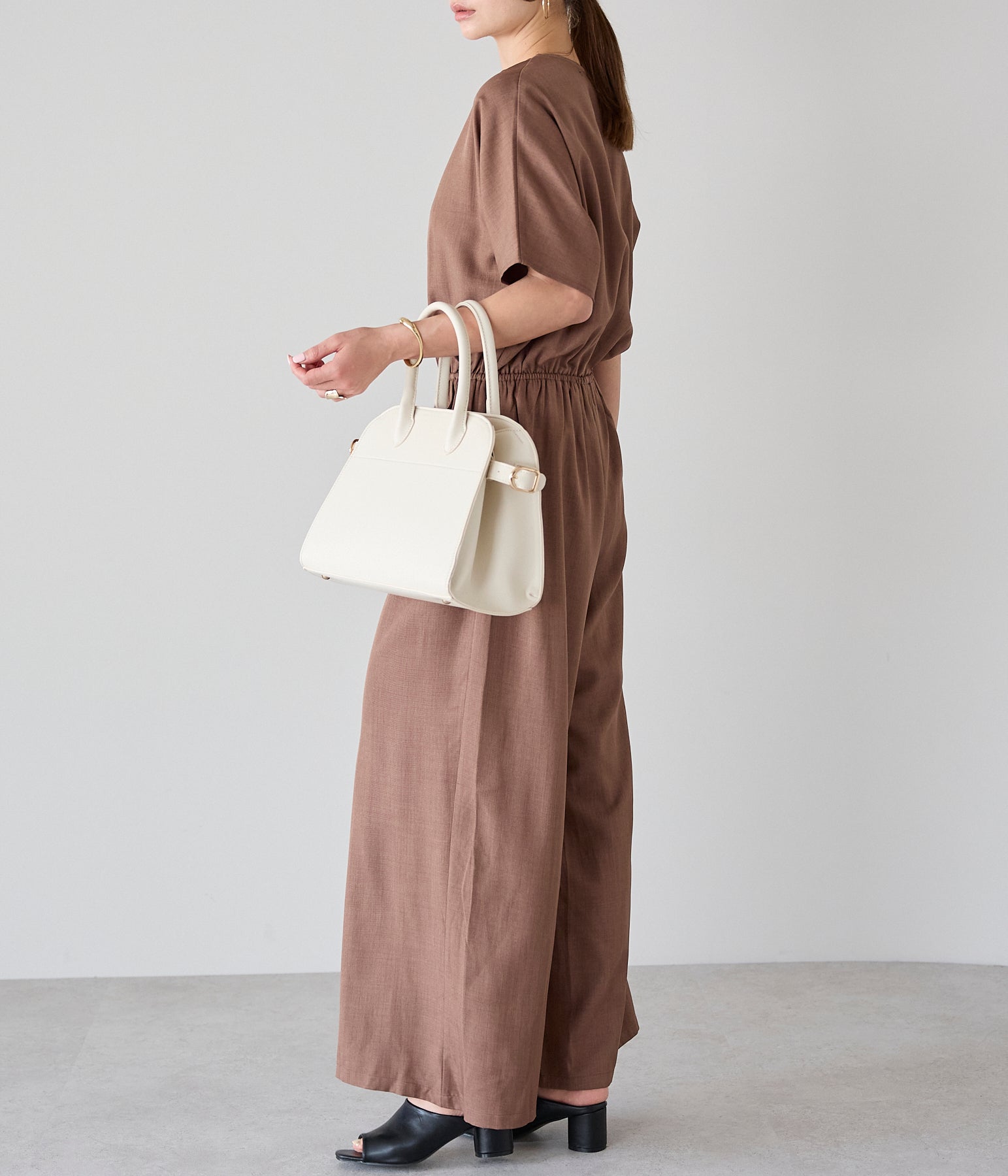 グッシオ GUSCIO 2WAYボストンバッグ （IVORY） IVORY