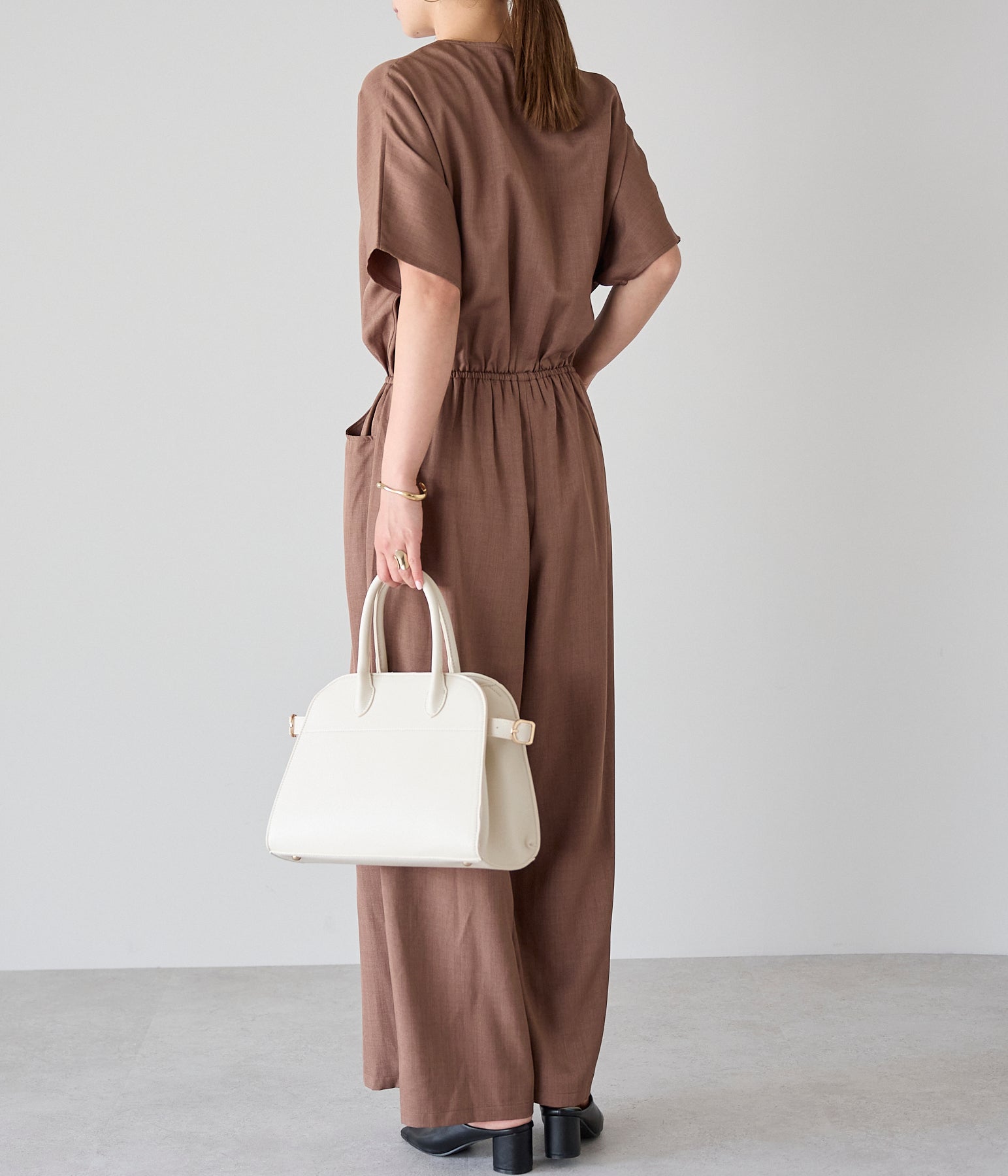 グッシオ GUSCIO 2WAYボストンバッグ （IVORY） IVORY