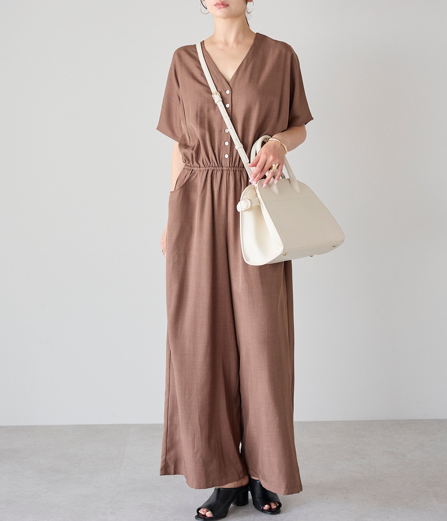 グッシオ GUSCIO 2WAYボストンバッグ （IVORY） IVORY