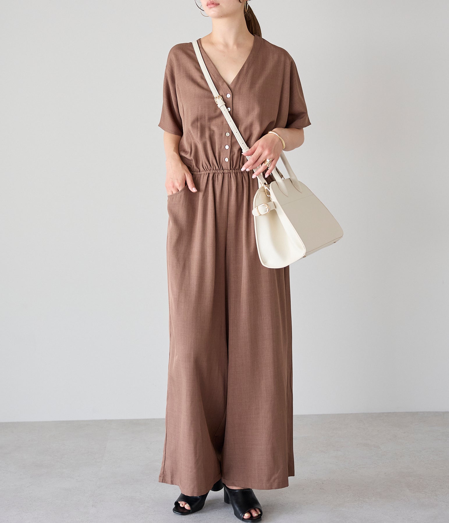 グッシオ GUSCIO 2WAYボストンバッグ （IVORY） IVORY
