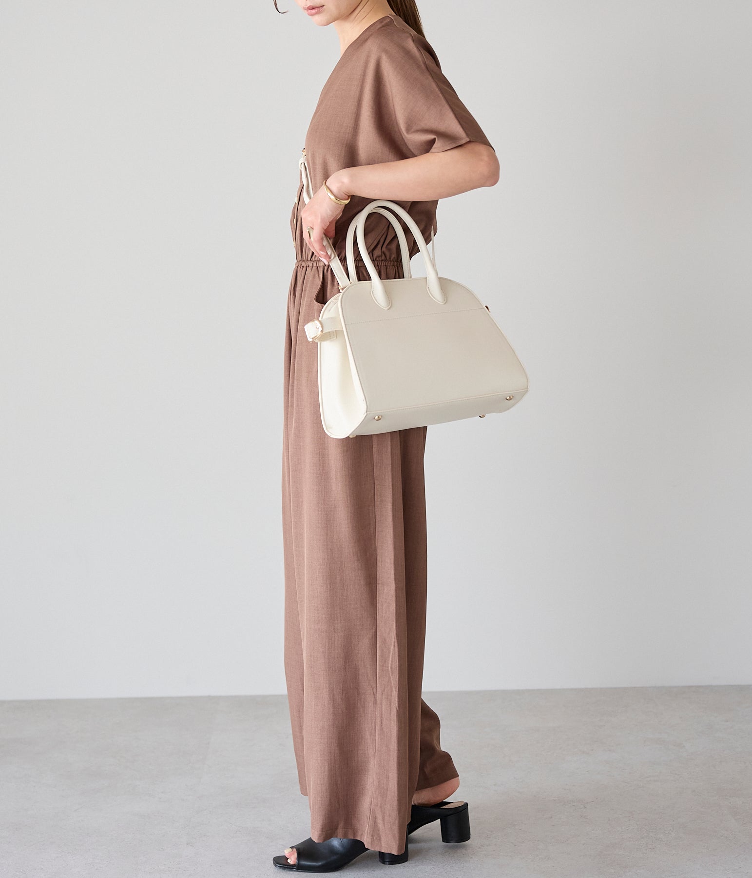 グッシオ GUSCIO 2WAYボストンバッグ （IVORY） IVORY