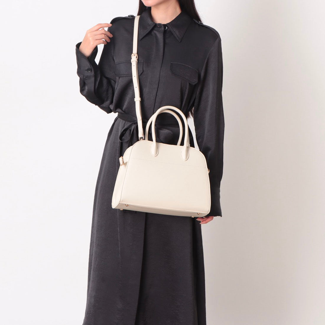 グッシオ GUSCIO 2WAYボストンバッグ （IVORY） IVORY