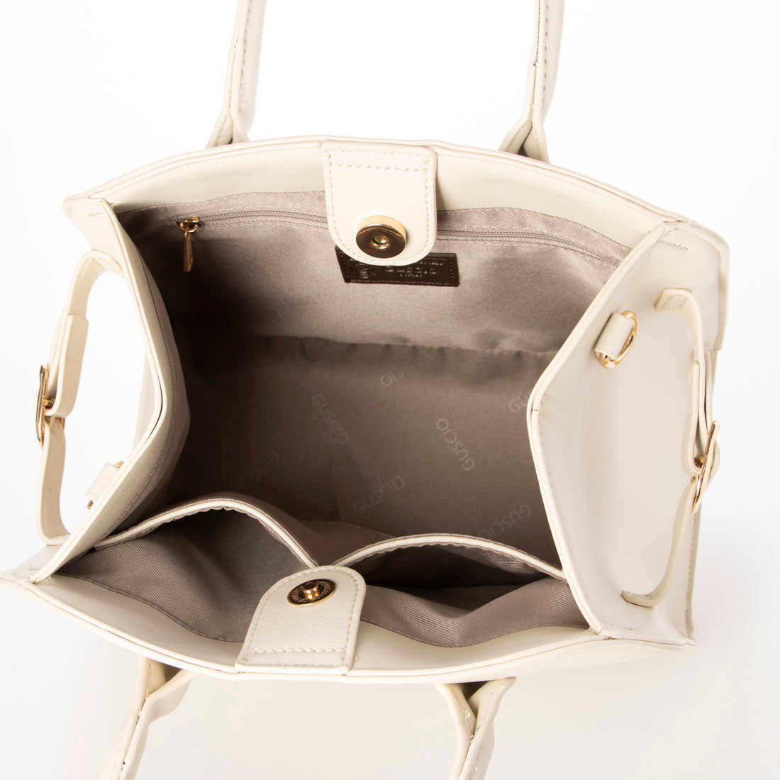 グッシオ GUSCIO 2WAYボストンバッグ （IVORY） IVORY