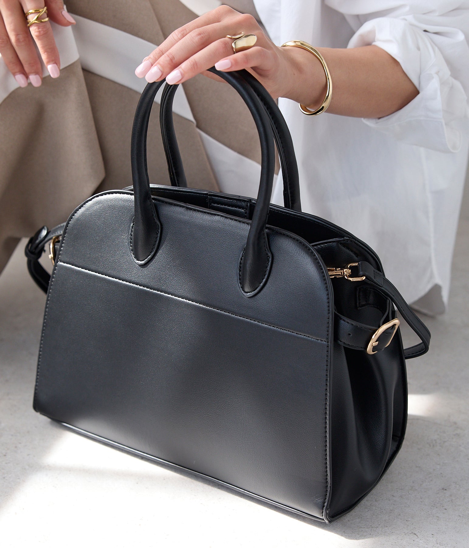 グッシオ GUSCIO 2WAYボストンバッグ （BLACK） BLACK