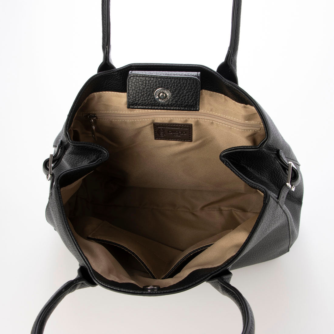 グッシオ GUSCIO サイドベルトトートバッグ （BEIGE） BEIGE