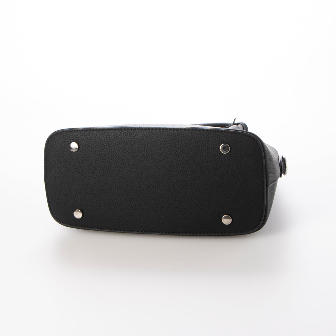 グッシオ GUSCIO 牛革ラウンドミニボストン （BLACK） BLACK
