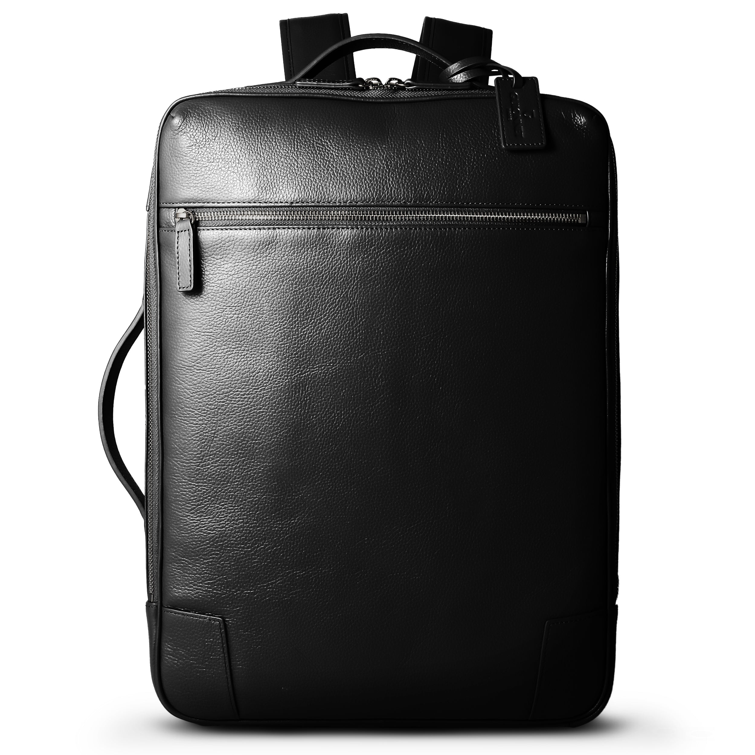 ギオネ GUIONNET バックパック ビジネスリュック PG008 2WAY SHRINK LEATHER BACKPACK ギオネ 3way シュリンクレザー メンズ レディース （ブラック） ブラック