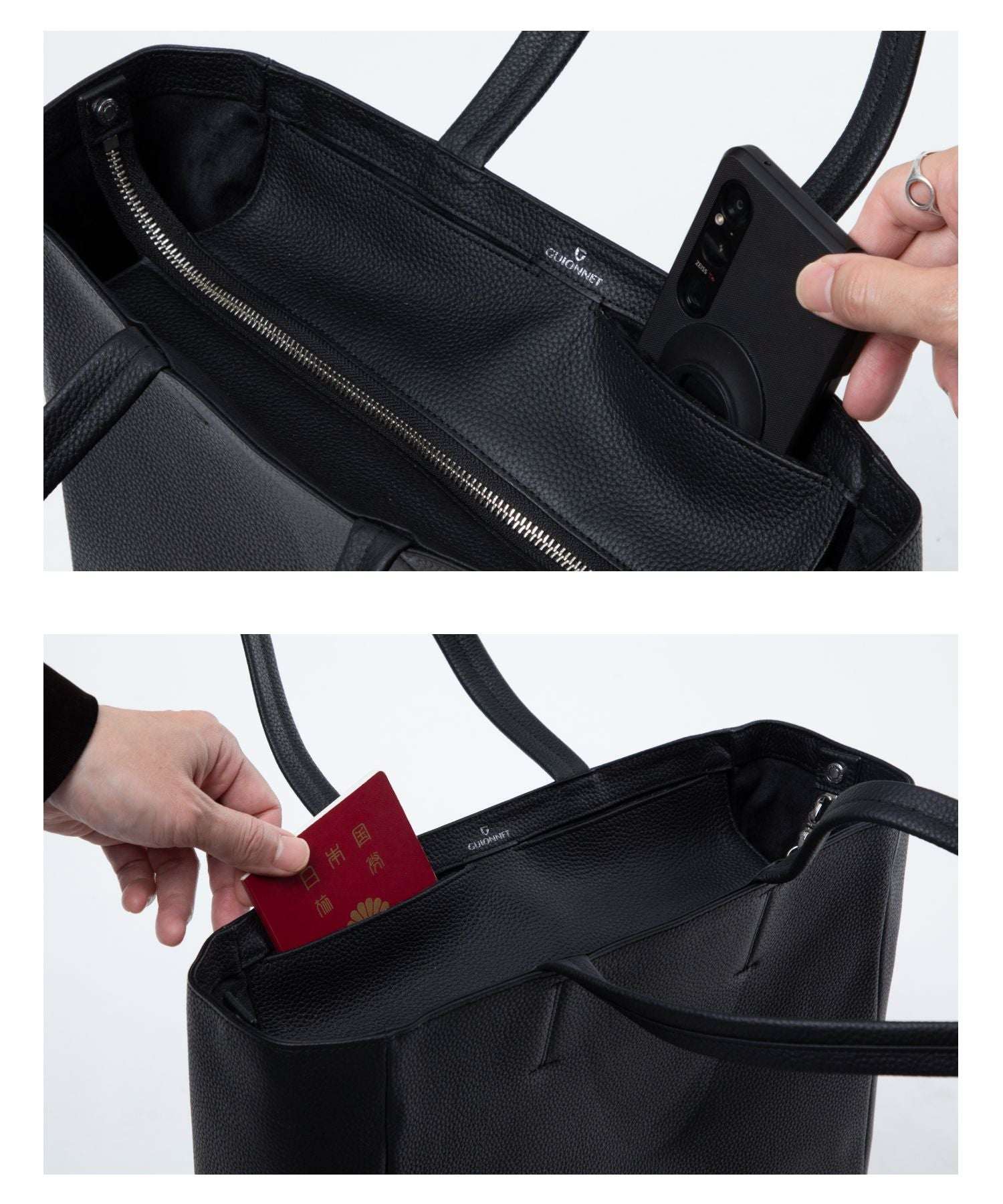 ギオネ GUIONNET ギオネ GUIONNET DRYGRAIN TOTE ドライグレイントート PG-015 トートバッグ ビジネス （BLACK/ブラック） BLACK/ブラック