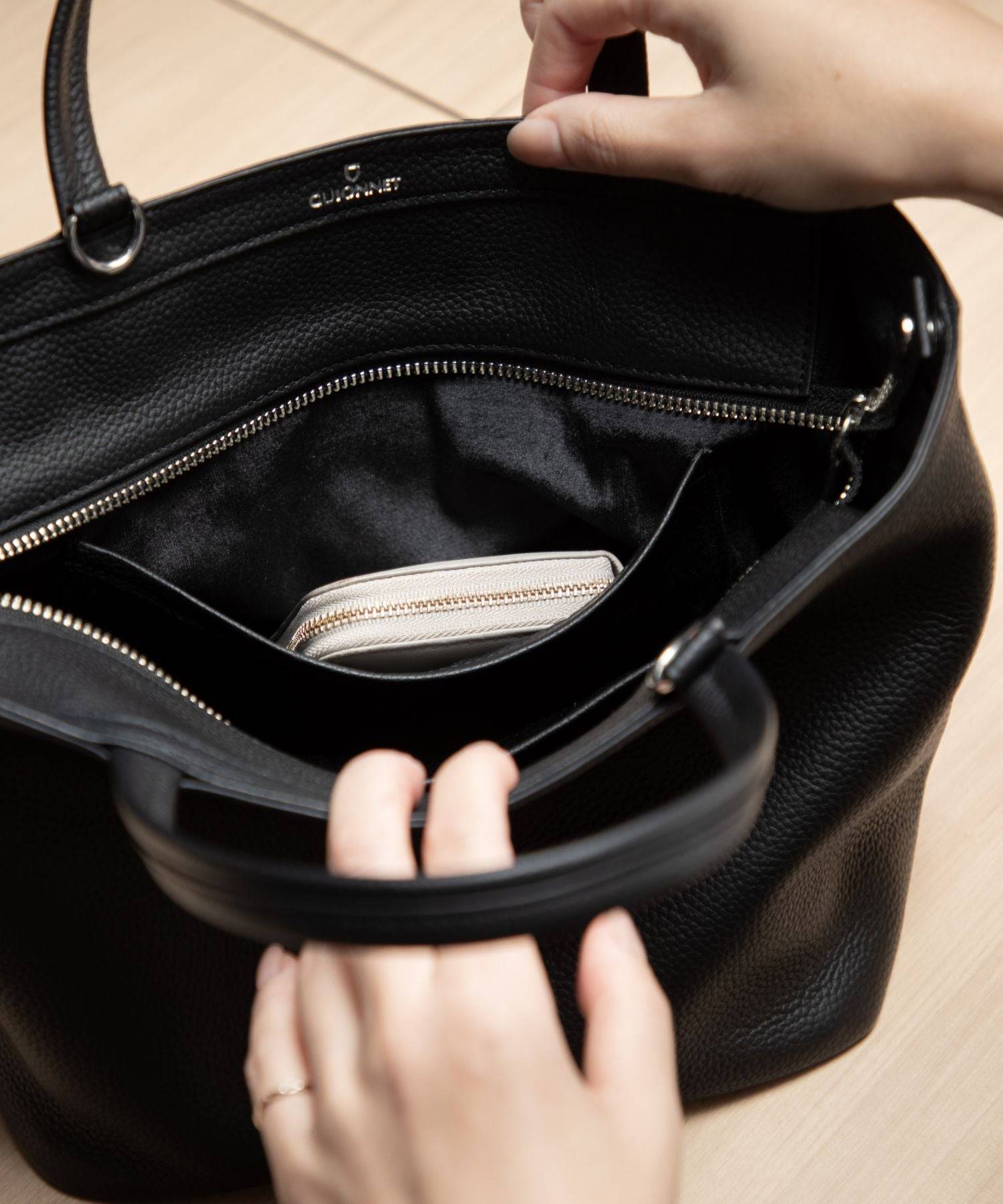 ギオネ GUIONNET ギオネ GUIONNET DRYGRAIN TOTE MINI ドライグレイントート ミニ PG-016 トートバッグ ショルダーバッグ 2WAY ユニセックス バッグ ブラック （BLACK/ブラック） BLACK/ブラック