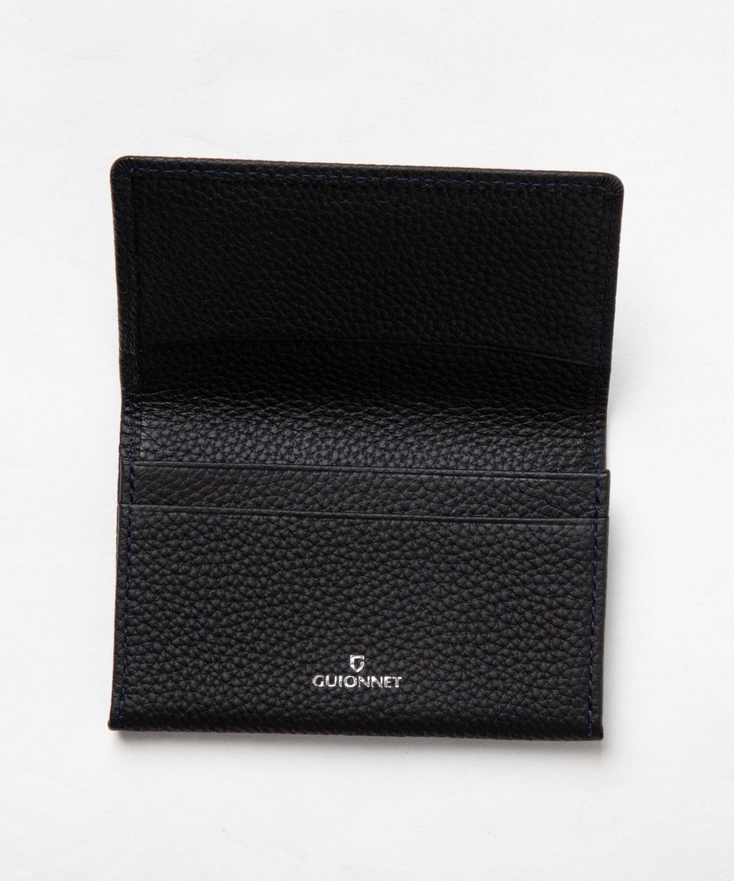 ギオネ GUIONNET ギオネ GUIONNET 五十革 いそかわ PG-506 名刺入れ カードケース レディース 財布 小物 ブラック （BLACK×BLACK(PACK)） BLACK×BLACK(PACK)