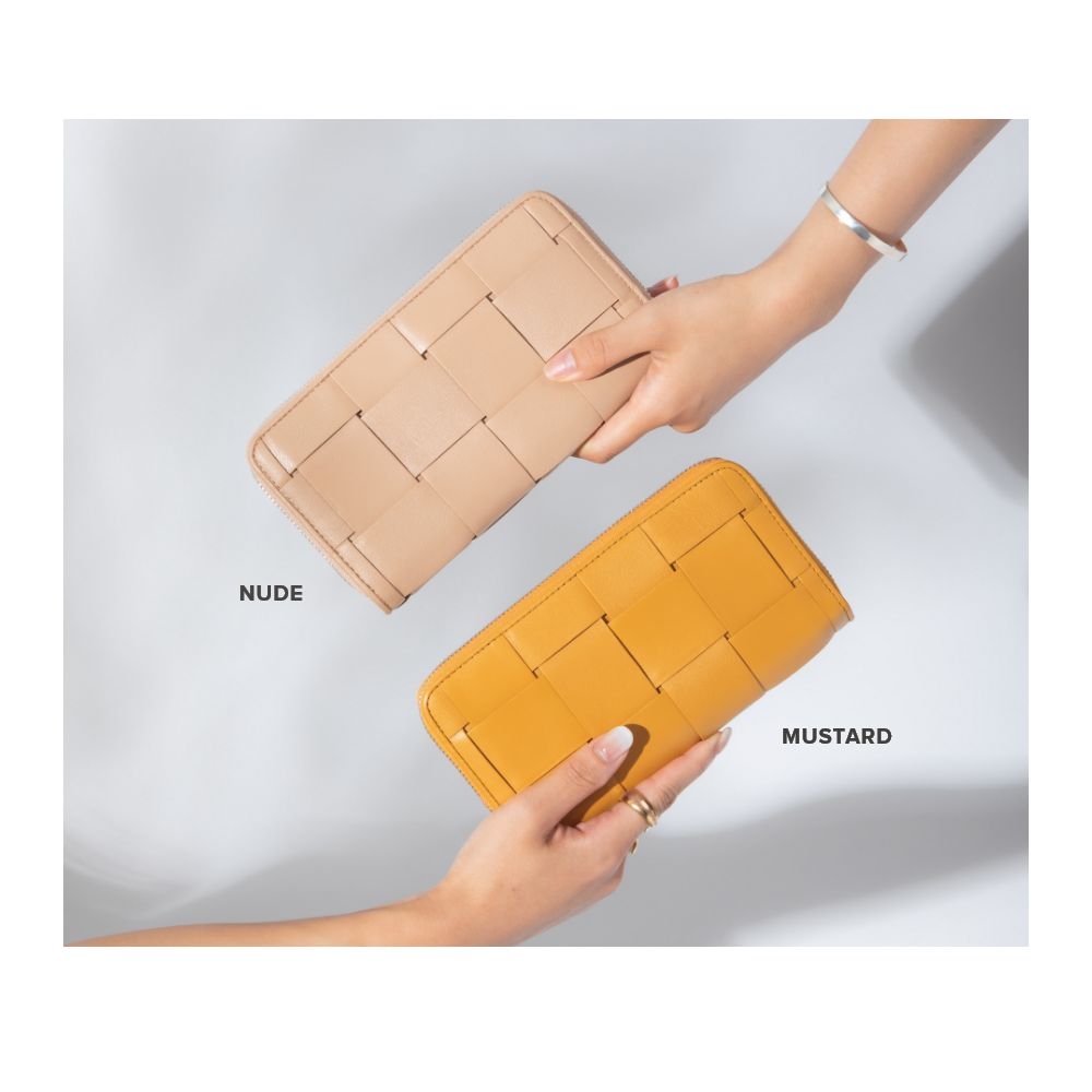 ギオネ GUIONNET ギオネ GUIONNET 長財布 PG-101B BOLD TILE ボールドタイル 財布 ラムレザー 収納力 大容量 長サイフ イントレチャート ラム革 レザー長財布 レディース （シルバー） シルバー