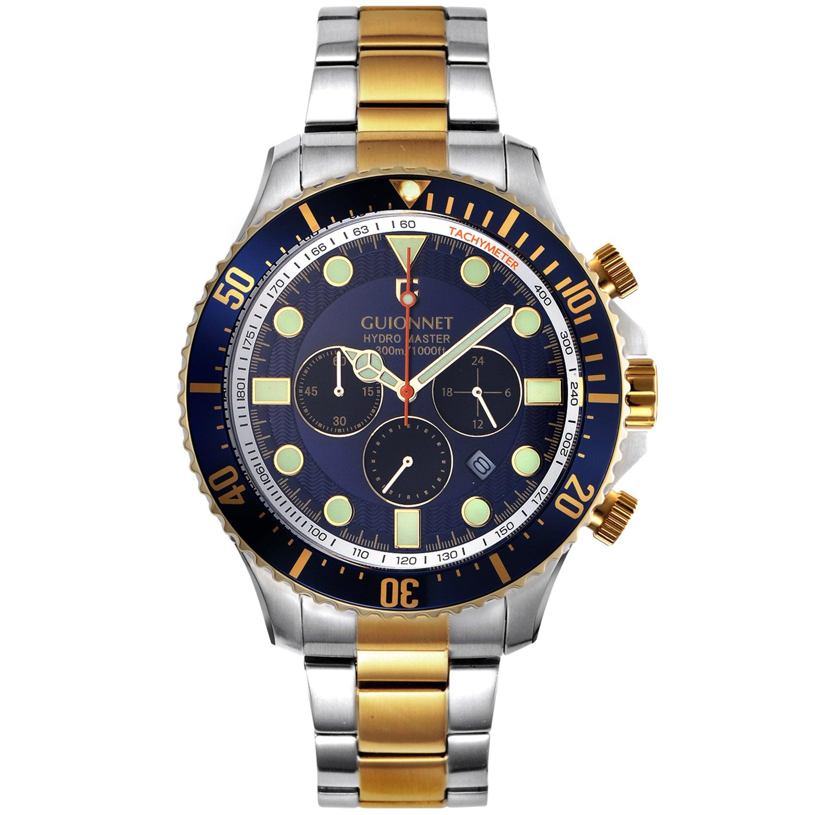Guionnet HYDROMASTER Chronograph Watch, Water Resistant to 300m, Men's Guionnet HYDROMASTER Chronograph Watch, Water Resistant to 300m, Men's