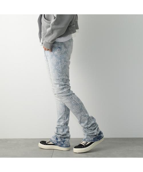 グアピ GUAPI GUAPI ジーンズ Aqua Blue Embellished Denim V4 ラインストーン （ライトブルー他） ライトブルー他