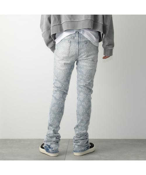 グアピ GUAPI GUAPI ジーンズ Aqua Blue Embellished Denim V4 ラインストーン （ライトブルー他） ライトブルー他
