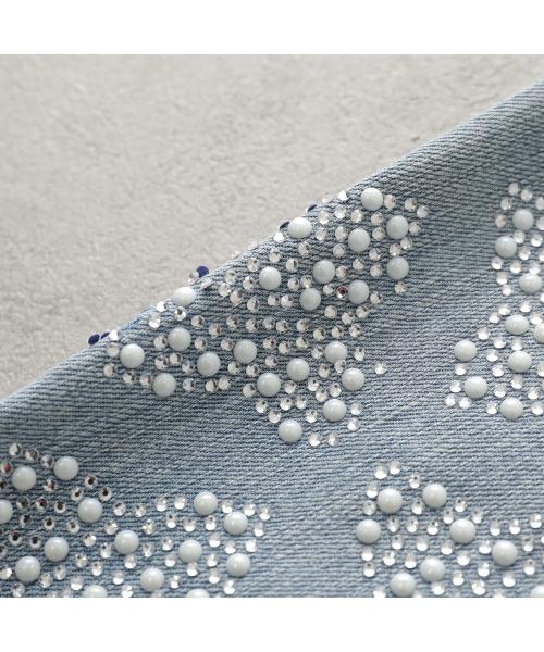 グアピ GUAPI GUAPI ジーンズ Aqua Blue Embellished Denim V4 ラインストーン （ライトブルー他） ライトブルー他