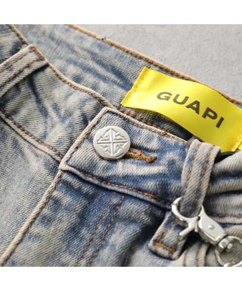 グアピ GUAPI GUAPI ジーンズ Powder Blue Vintage Stars Denim スター 星 （ライトブルー） ライトブルー
