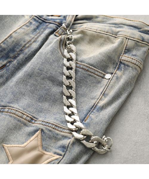 グアピ GUAPI GUAPI ジーンズ Powder Blue Vintage Stars Denim スター 星 （ライトブルー） ライトブルー