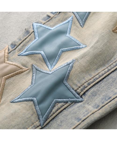 グアピ GUAPI GUAPI ジーンズ Powder Blue Vintage Stars Denim スター 星 （ライトブルー） ライトブルー