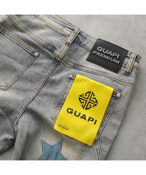 グアピ GUAPI GUAPI ジーンズ Powder Blue Vintage Stars Denim スター 星 （ライトブルー） ライトブルー