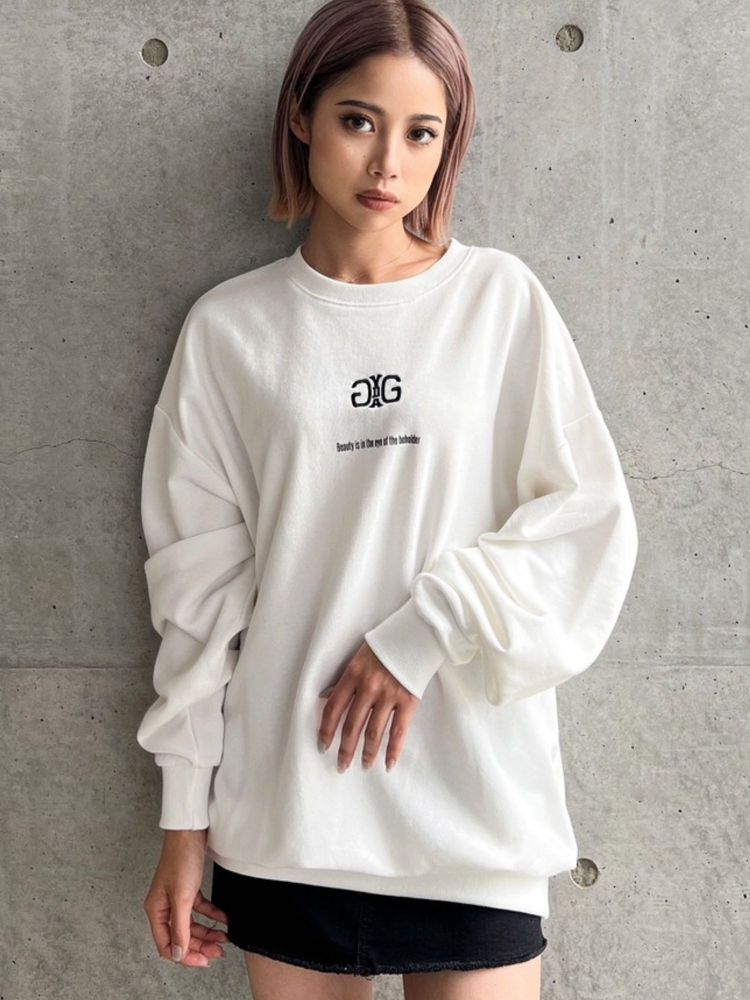 ジェイダ GYDA Symmetry GYDA スウェットTOPS （ブラック） ブラック