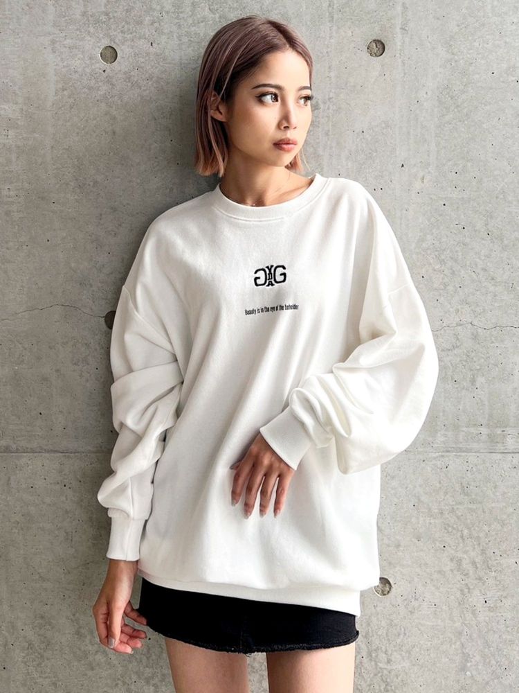 ジェイダ GYDA Symmetry GYDA スウェットTOPS （ブラック） ブラック