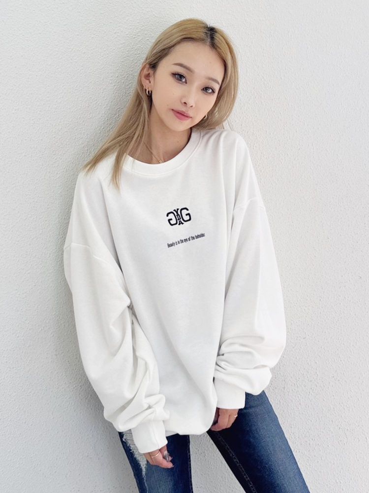 ジェイダ GYDA Symmetry GYDA スウェットTOPS （ブラック） ブラック