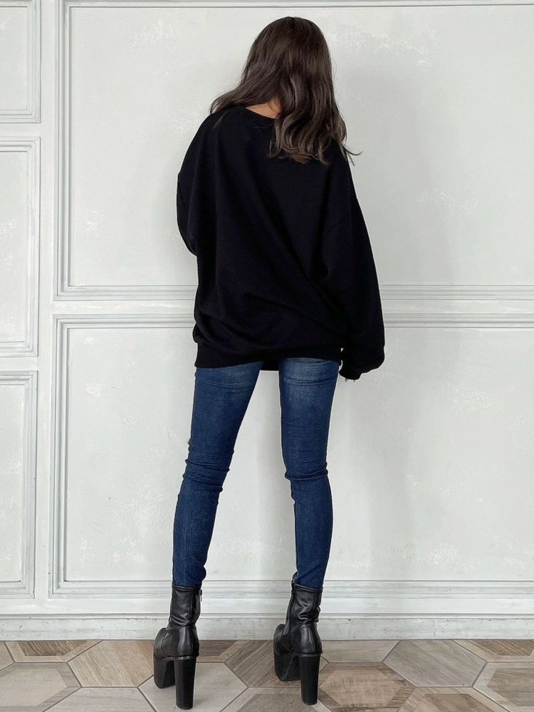 ジェイダ GYDA Symmetry GYDA スウェットTOPS （ブラック） ブラック
