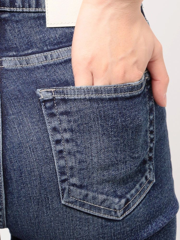 ジェイダ GYDA ミドルウエストSHAPELYスキニーデニムパンツ （インディゴ） インディゴ