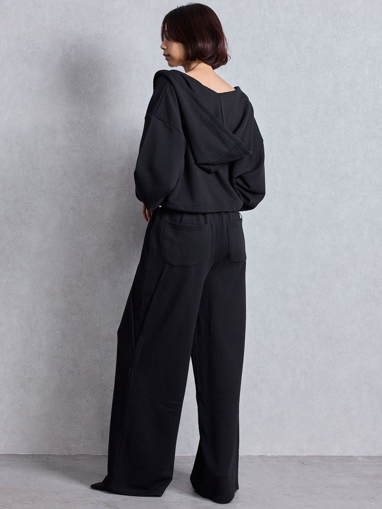 ジェイダ GYDA GG switch sideスウェットワイドパンツ （ブラック） ブラック