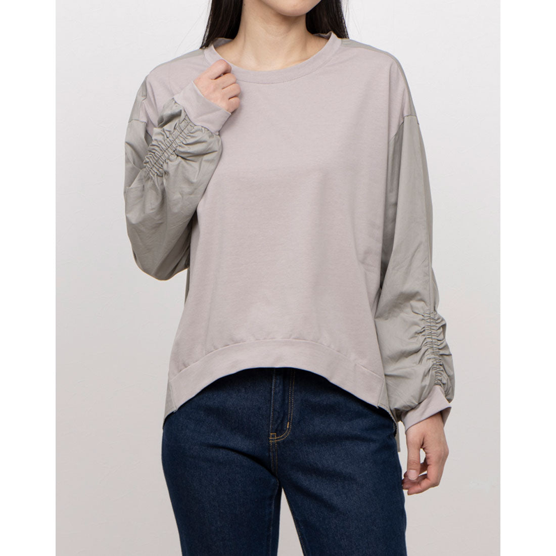 GIPSY BLUE Gathered Docking T-Shirt