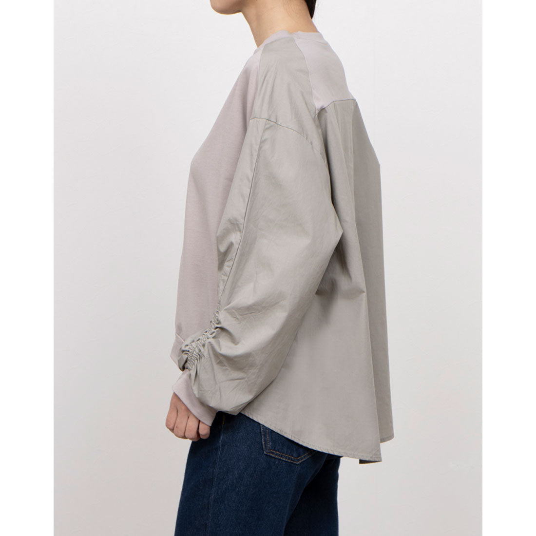 GIPSY BLUE Gathered Docking T-Shirt