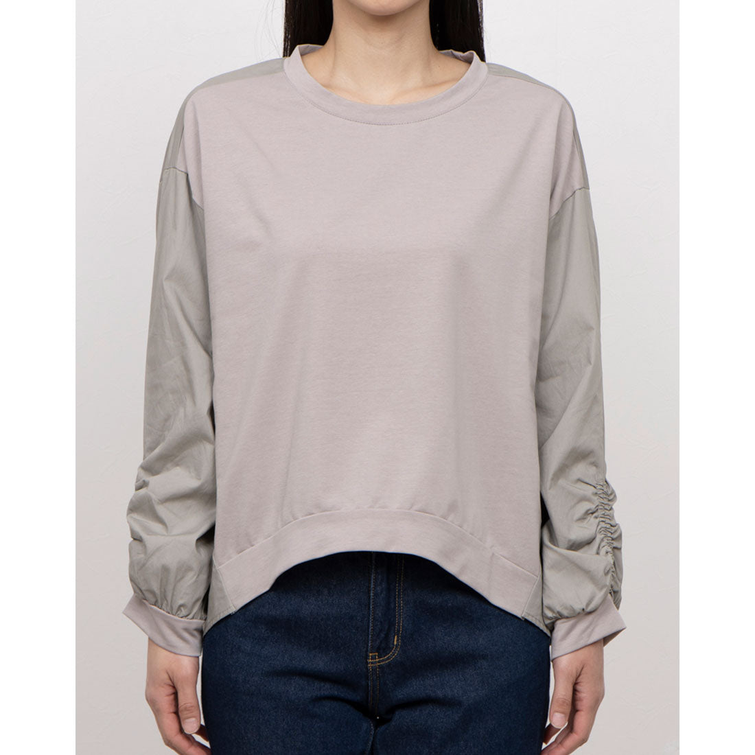 GIPSY BLUE Gathered Docking T-Shirt