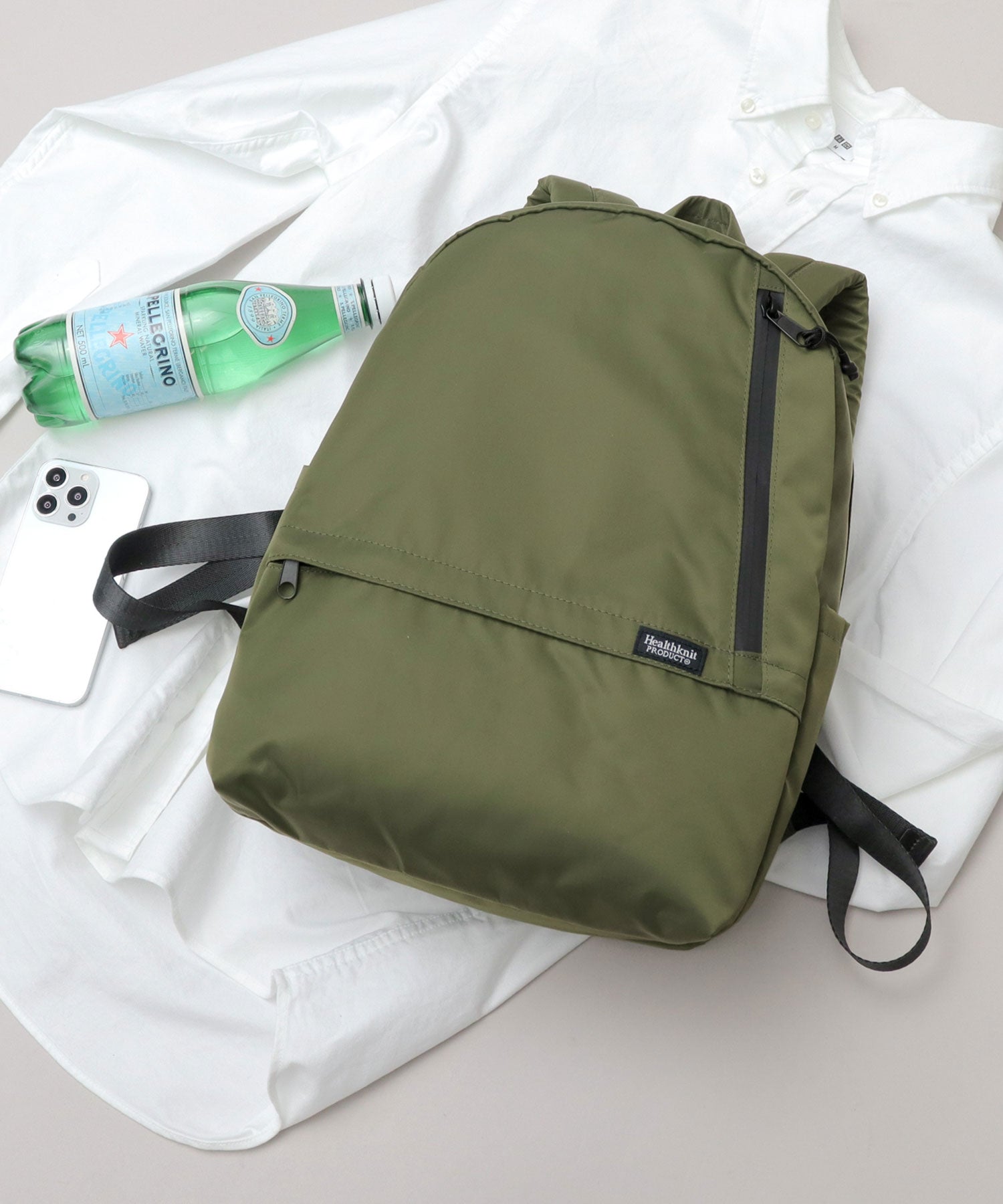 ヘルスニットプロダクト Healthknit Product 撥水ナイロン 11ポケット ミニリュック / バックパック / マザーズバッグ / 小さ