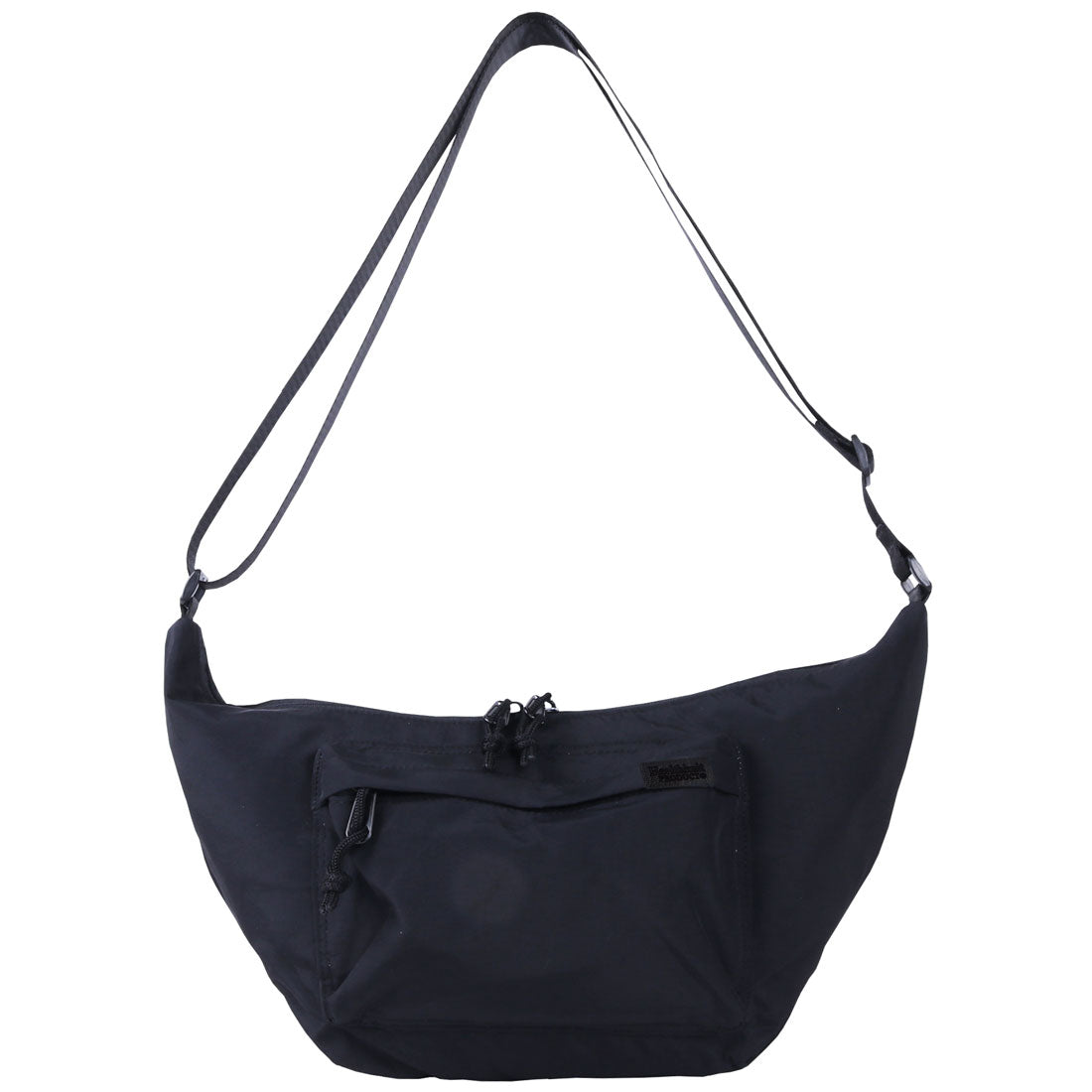 ヘルスニットプロダクト Healthknit Product マット調ナイロン船底ショルダーバッグ （BLK） BLK