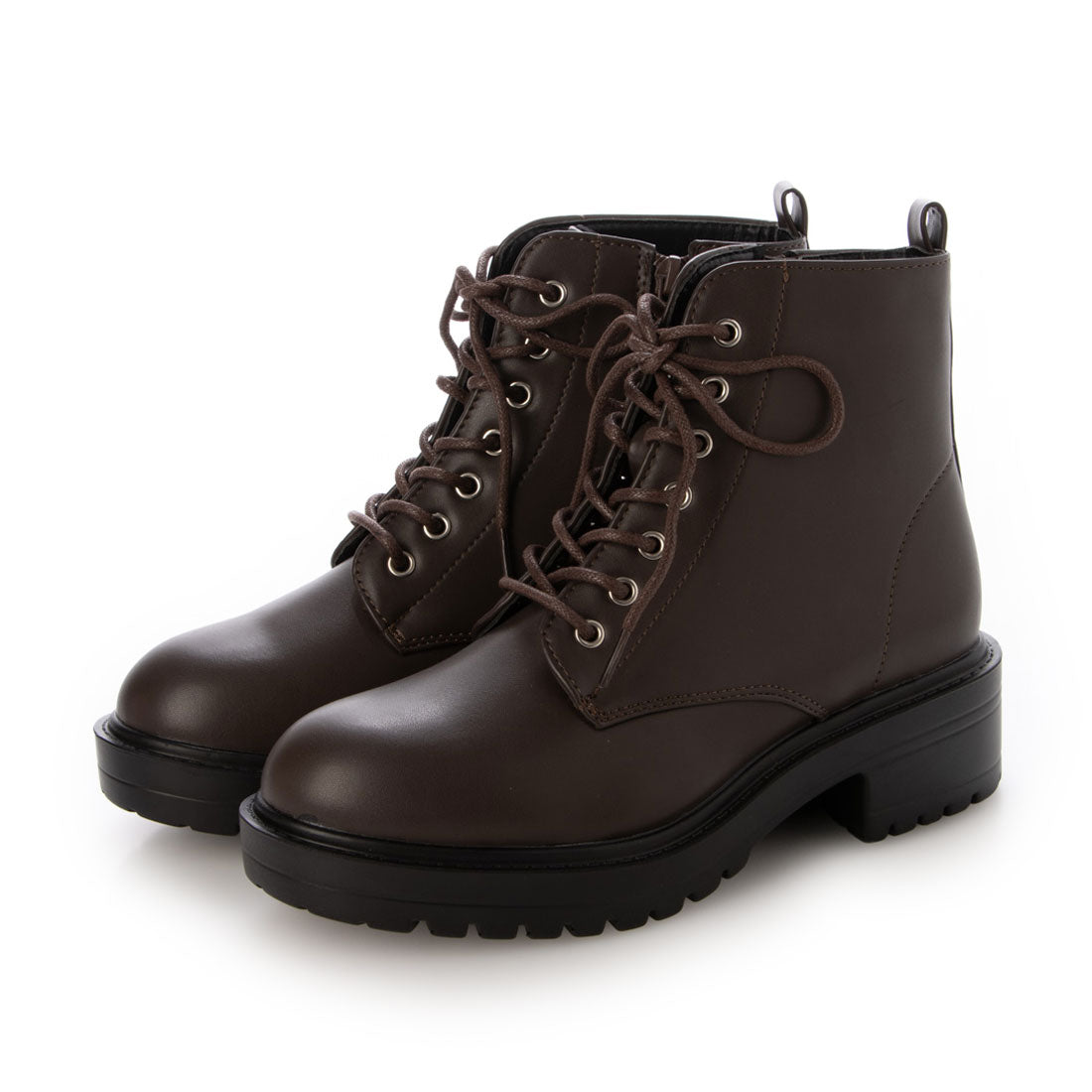 ハッシュド コーデ Hashed Coorde レースアップブーツ （DBR） DBR