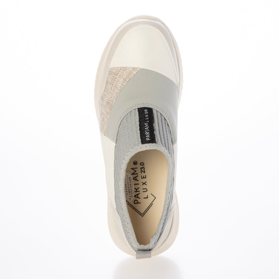 ハッシュド コーデ Hashed Coorde スリッポン （L・グレー） L・グレー